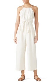 Anabella Stripe Culotte Jumpsuit by Greylin