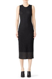 Striped Knit Midi Dress by Jason Wu
