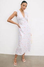 Theodore Slip Dress by LoveShackFancy