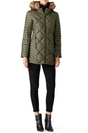 Olive Kami Puffer Jacket by Marc New York
