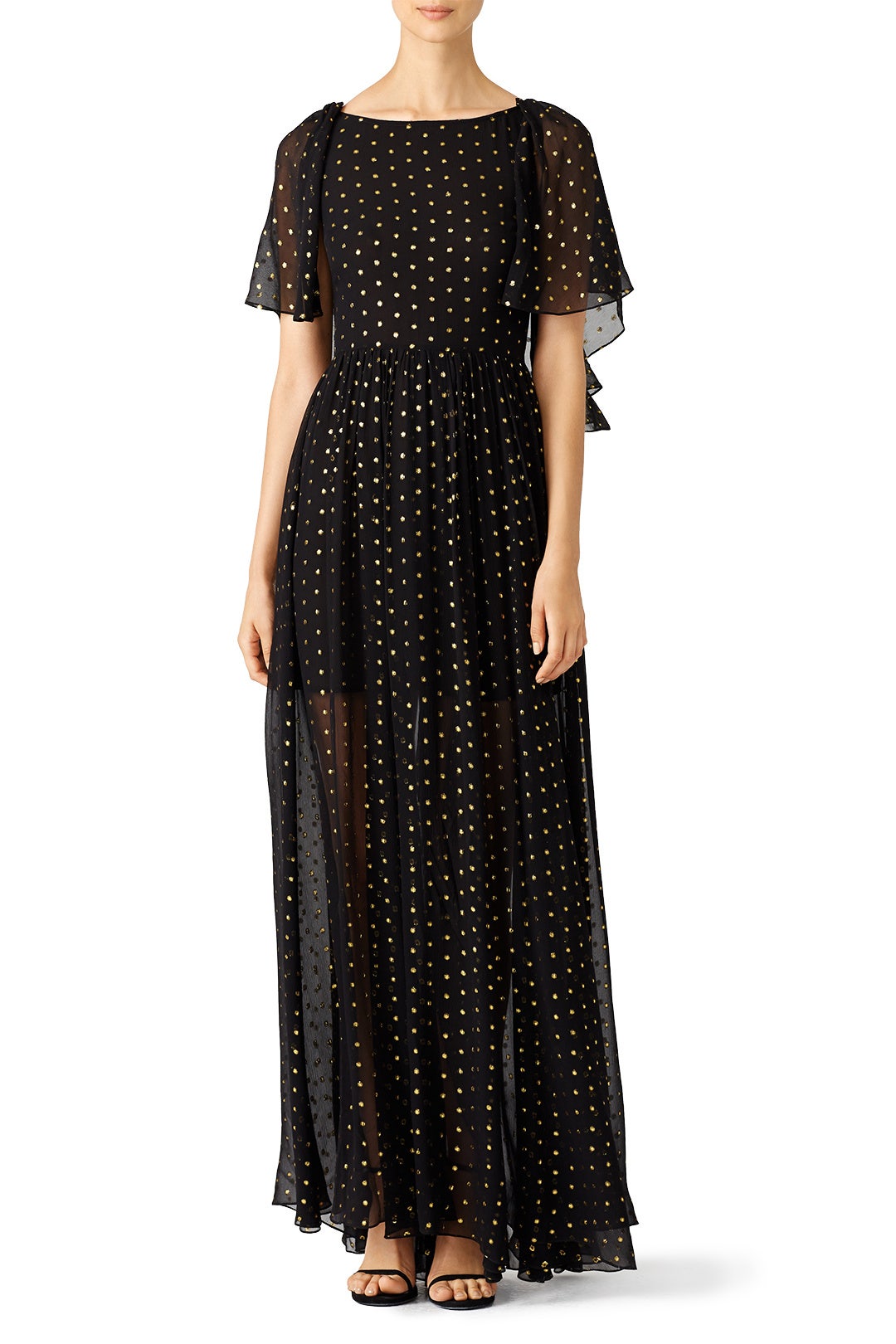 Gold Dot Ethereal Gown by Rebecca Minkoff 0