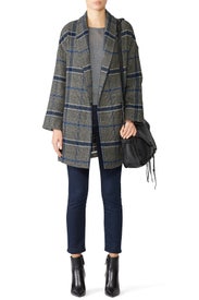 Grey Plaid Jacket by sita murt