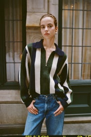 The Zip Front Cardigan by The Great.