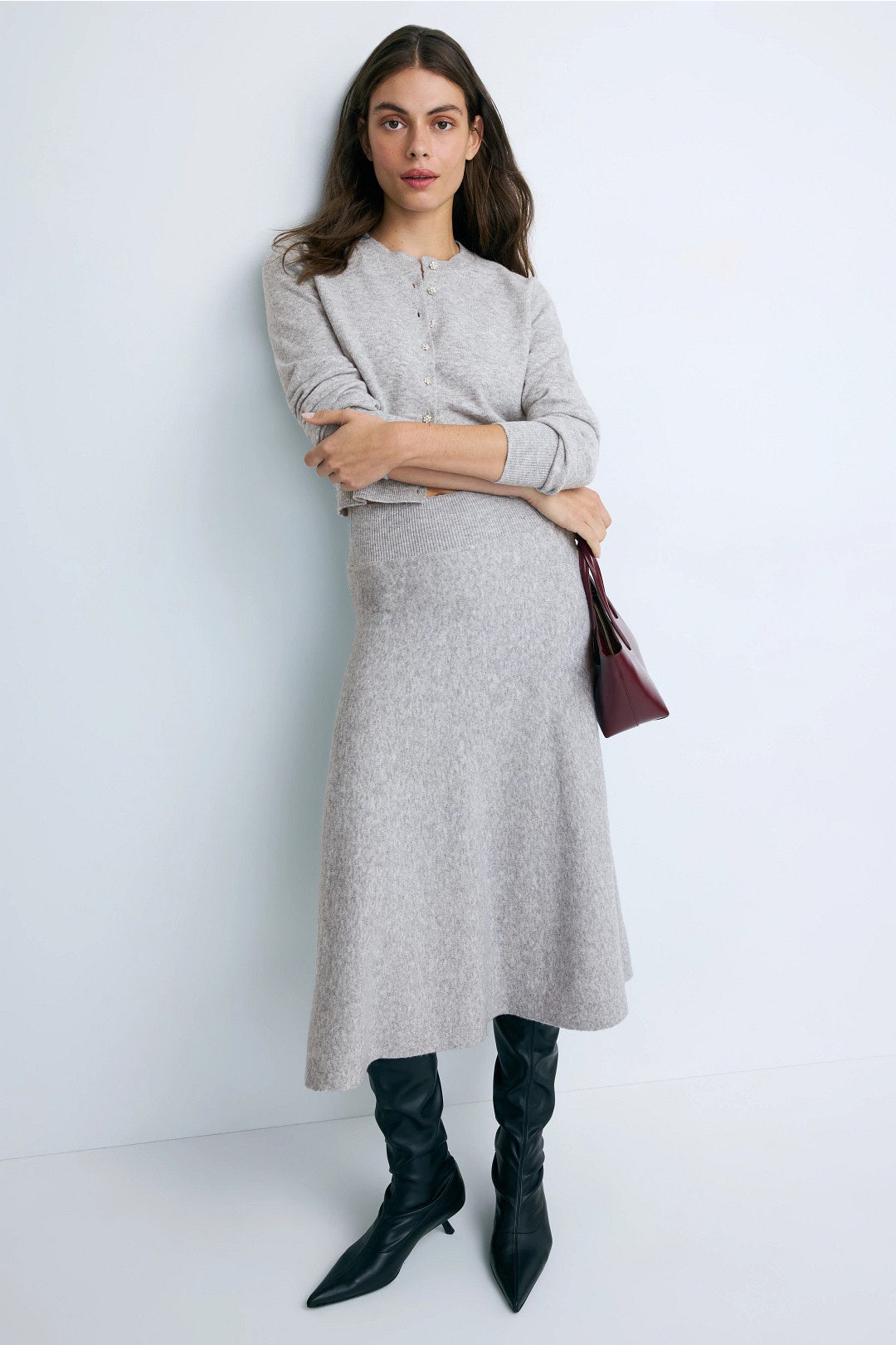 Brushed Knit Circle Skirt by Adam Lippes x RTR 0