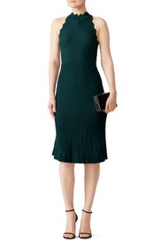 Freida Knit Scallop Dress by Adelyn Rae