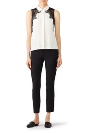 Ivory Vera Lace Shirt by Cooper & Ella
