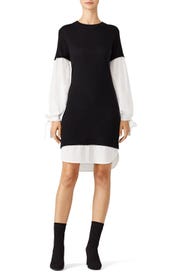 Black Flare Dress by devlin