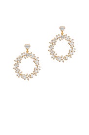 Amara Cluster Hoops by Gorjana Accessories