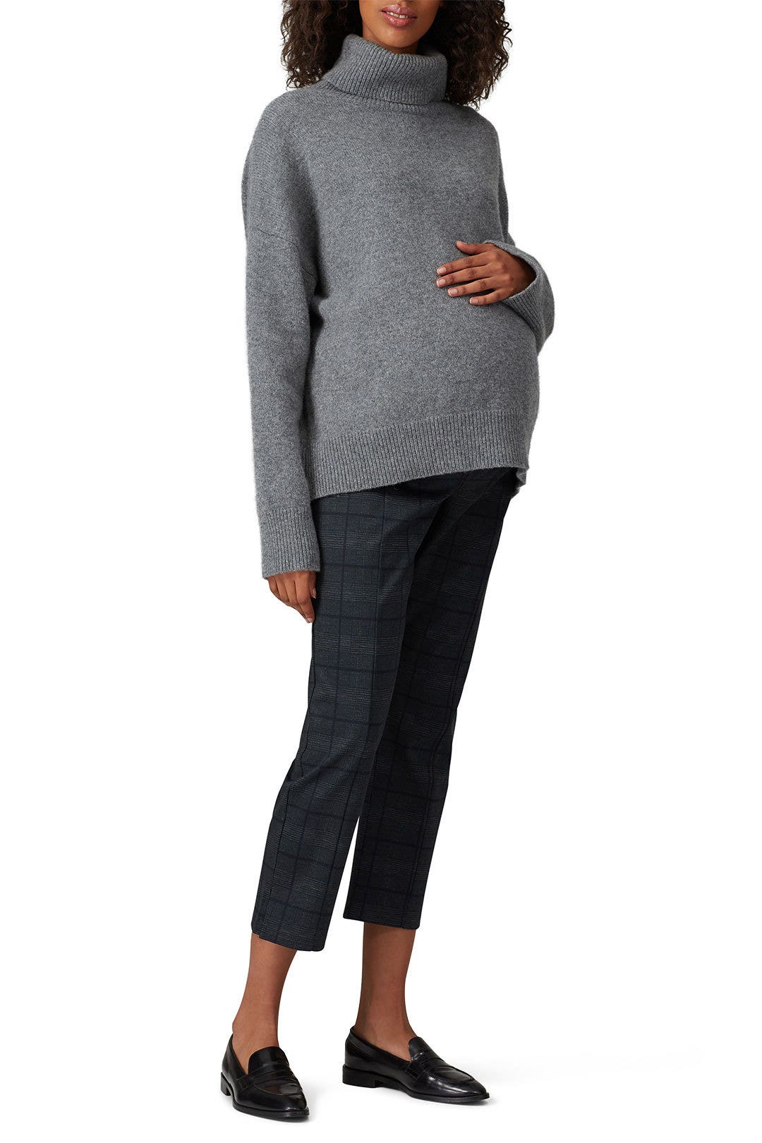 Plaid Maternity Pants by Ingrid & Isabel 0