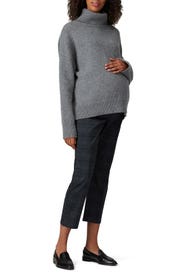 Plaid Maternity Pants by Ingrid & Isabel