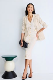 Button Front Midi Dress by MICHAEL KORS