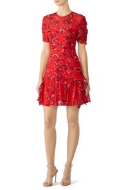 Floral Clusters Carti Dress by Tanya Taylor