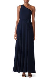 Navy Laurie Gown by AMSALE