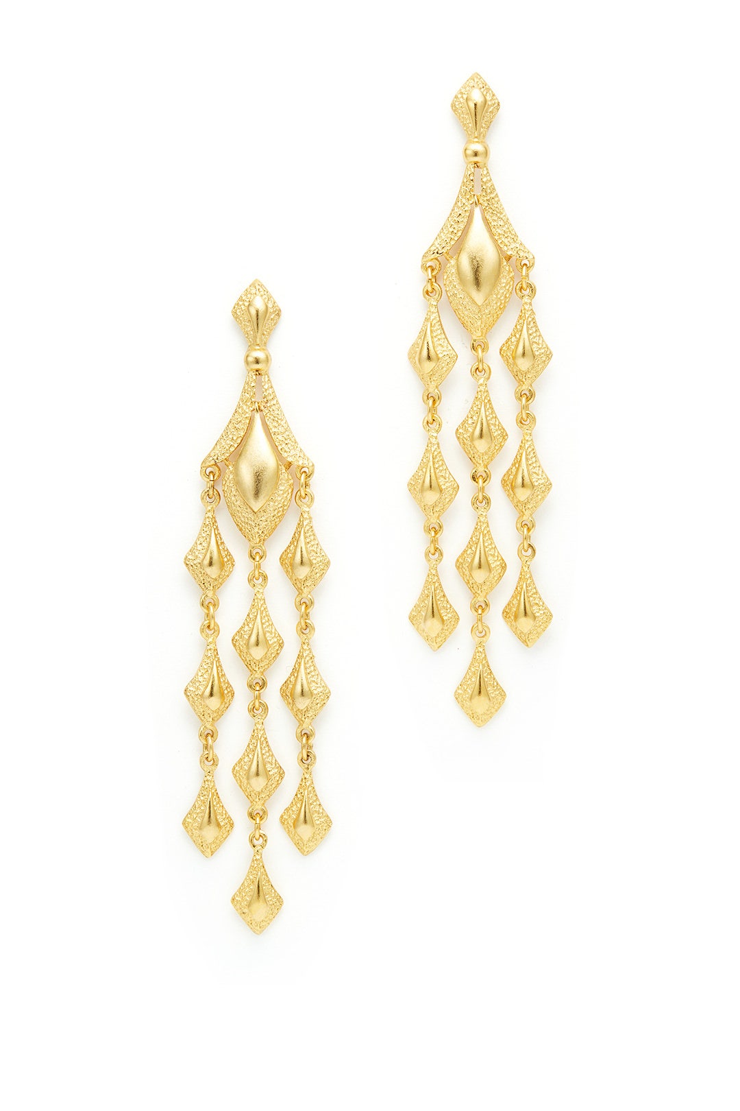 Gilded Drop Earring