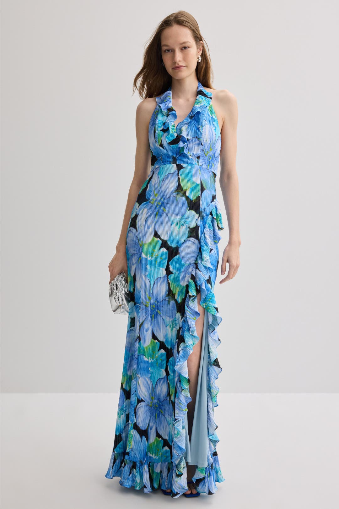 【関税込】PhaseEight ドレス☆Kathleen Pleat Dress, Pale Blue Kathleen Pale Blue Pleat Dress | Phase Eight ROW |