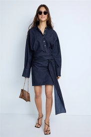 Waist Tie Dress by 7 For All Mankind