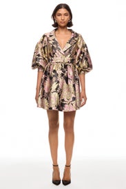 Puff Tuxedo Dress by Jewel x Badgley Mischka