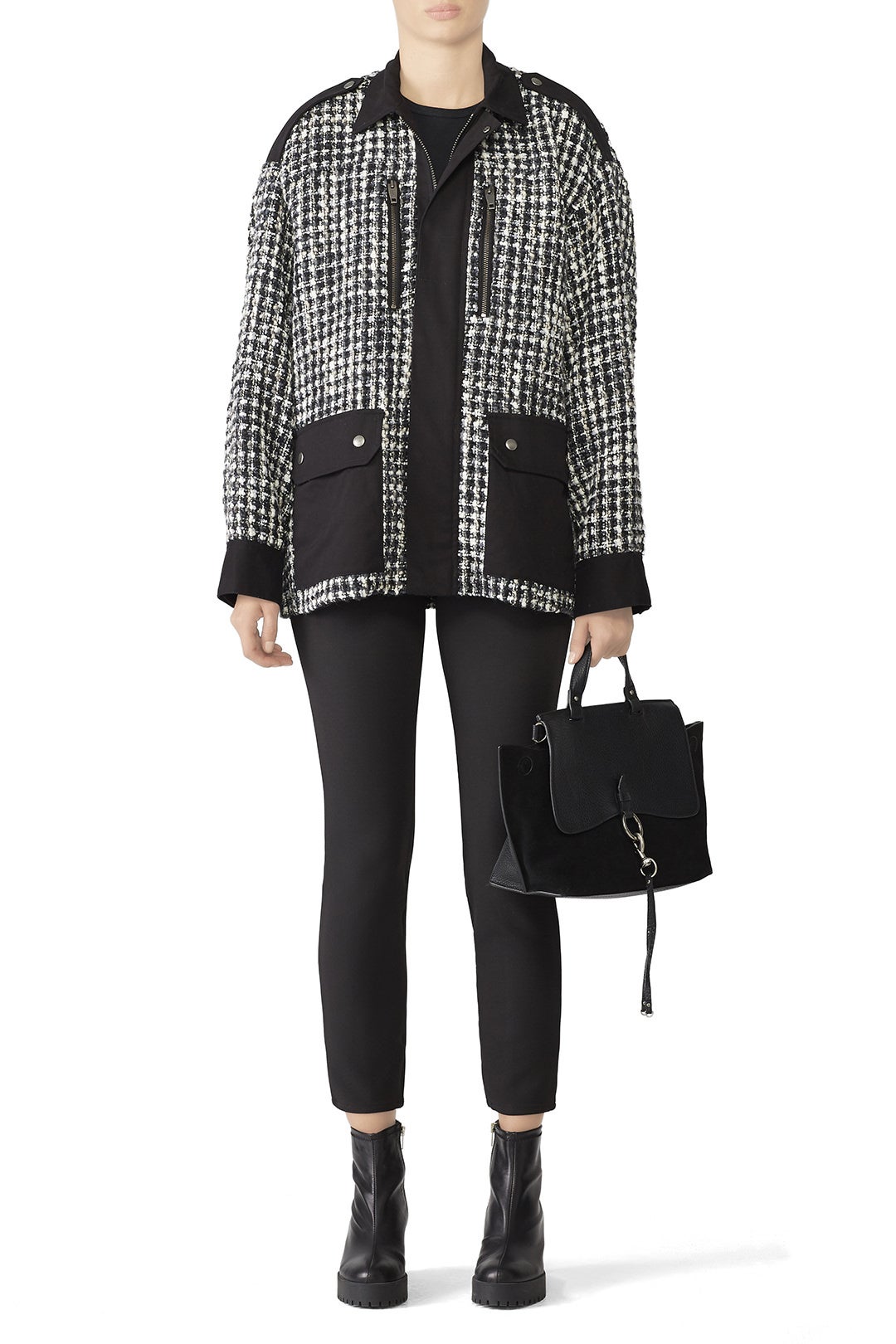 Garden Tweedy Jacket by The Kooples 0