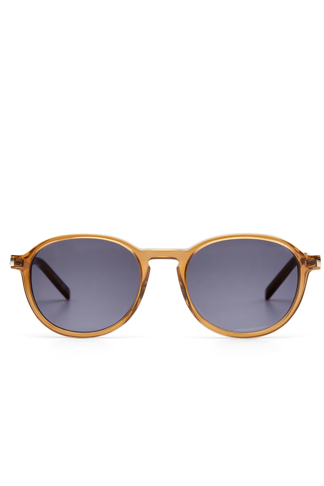 Transparent Olive Sunglasses by Saint Laurent