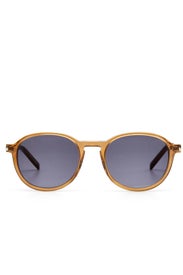 Transparent Olive Sunglasses by Saint Laurent