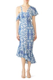 Blue Tile Tavi Dress by Viva Aviva