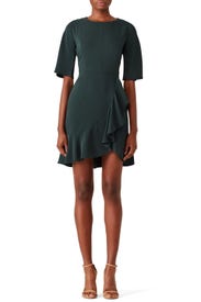 Ruffle Faux Wrap Dress by Amanda Uprichard