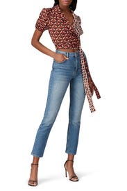 Indigo Top by Diane von Furstenberg