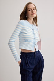 Striped Cardigan by Sandro
