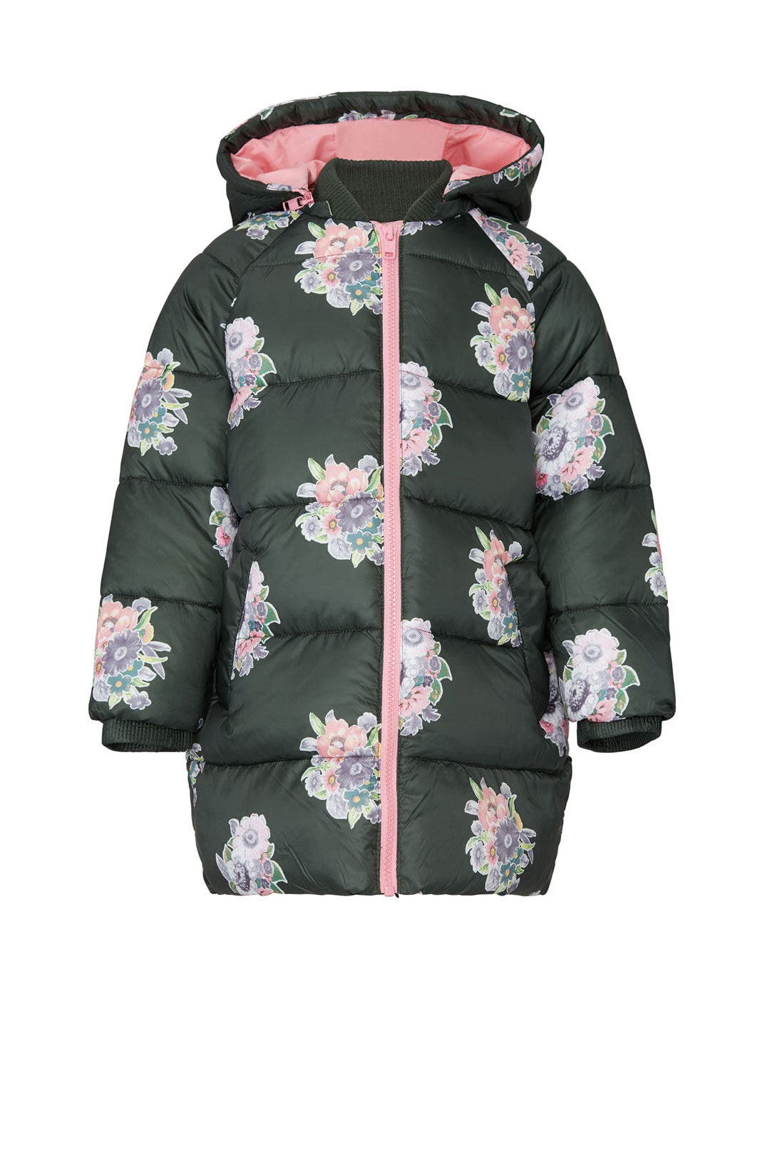 Kids Floral Puff Coat by Stella McCartney Kids