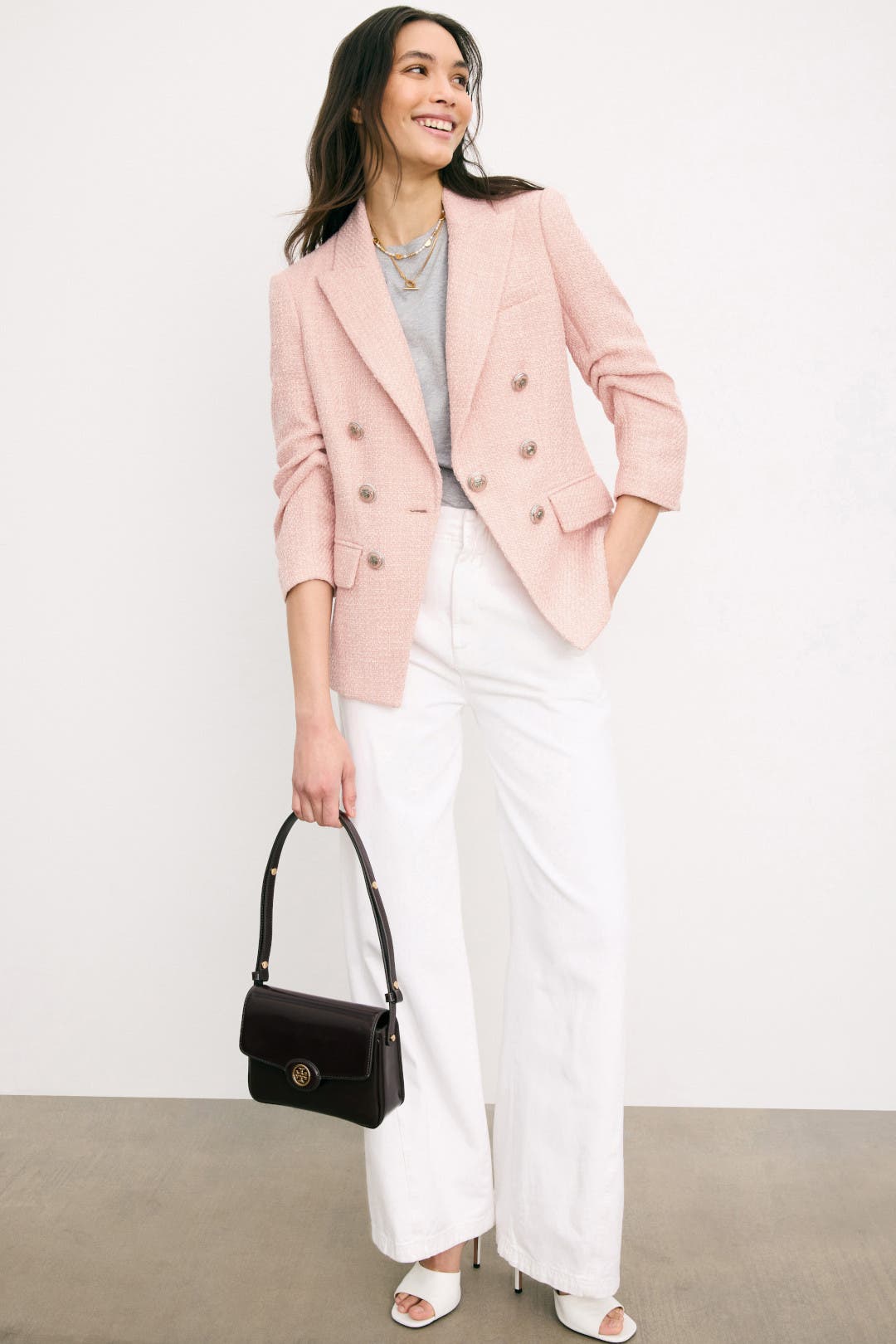 Pink Ryland Dickey Jacket by Veronica Beard | Rent the Runway