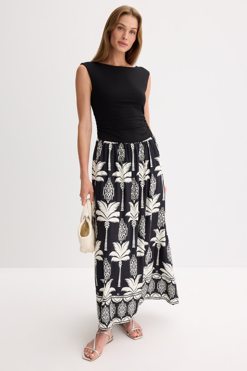 Carina Long Contrast Dress by Fifteen Twenty - Photo 0