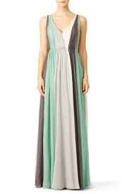 Green Earth Gown by HALSTON
