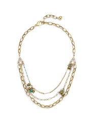 Discovery Charm Triple Necklace by Lulu Frost