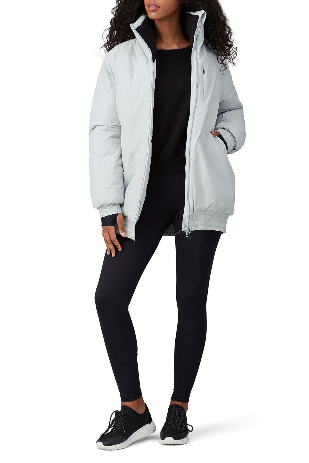 Light Grey Velocity Ski Jacket by LNDR 0