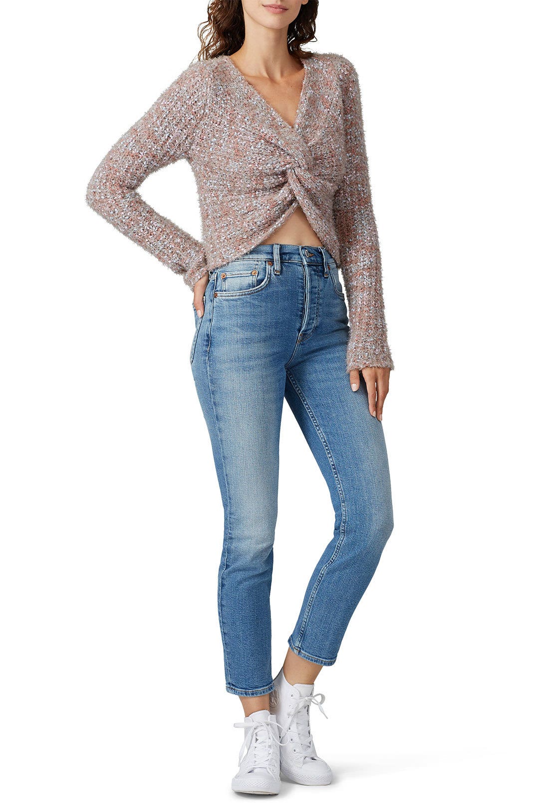 Multi Twist Front Sweater by Louna 0