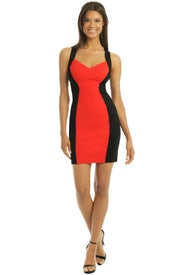 Sneak Attack Scuba Dress by SACHIN BABI