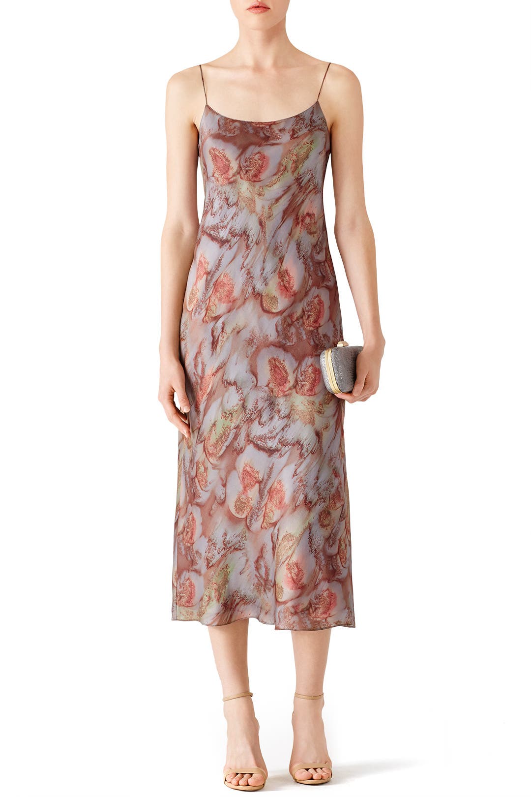 Watercolor Slip Dress by Rent the Runway