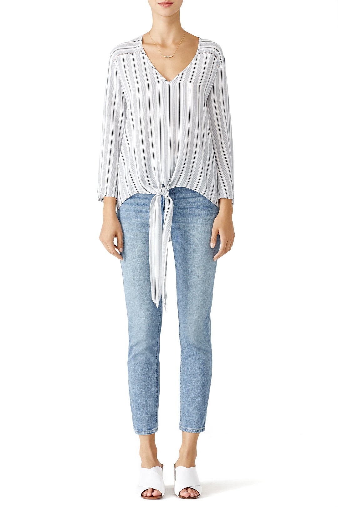Striped Mally Top by Waverly Grey 0