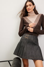Pleated Mini Skirt by Esteban Cortazar x RTR