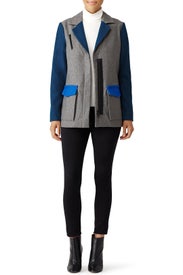 Archie Colorblock Coat by Ellie Mae