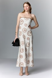 Ciao Strapless Maxi Dress by KIVARI