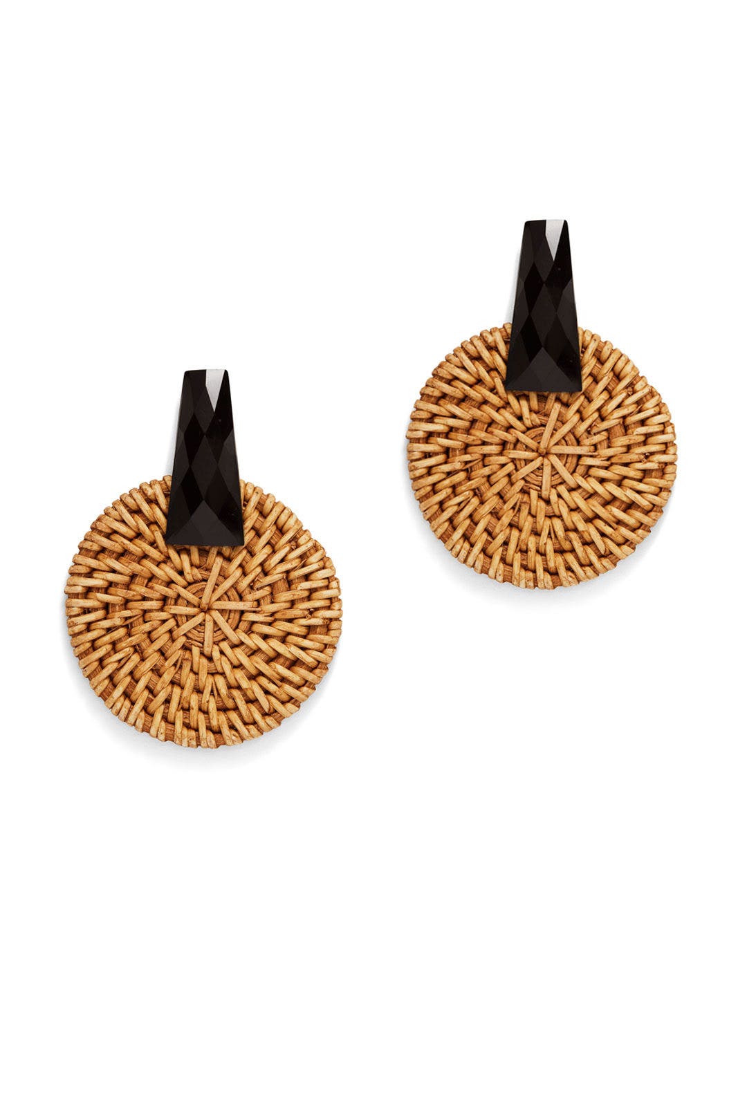 Raffia Circle Earring by Kenneth Jay Lane 1