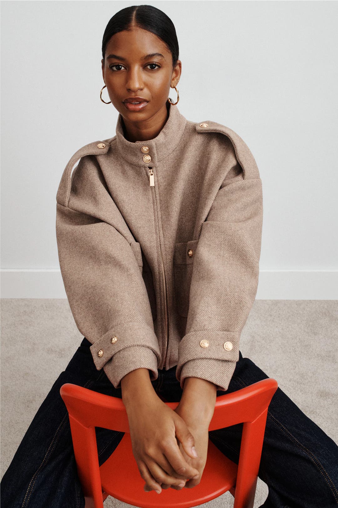 ジャケット・アウター Romy Wool-Blend Jacket Romy Wool-Blend Jacket