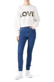 Tropical Love Ruby Sweatshirt by Rebecca Minkoff