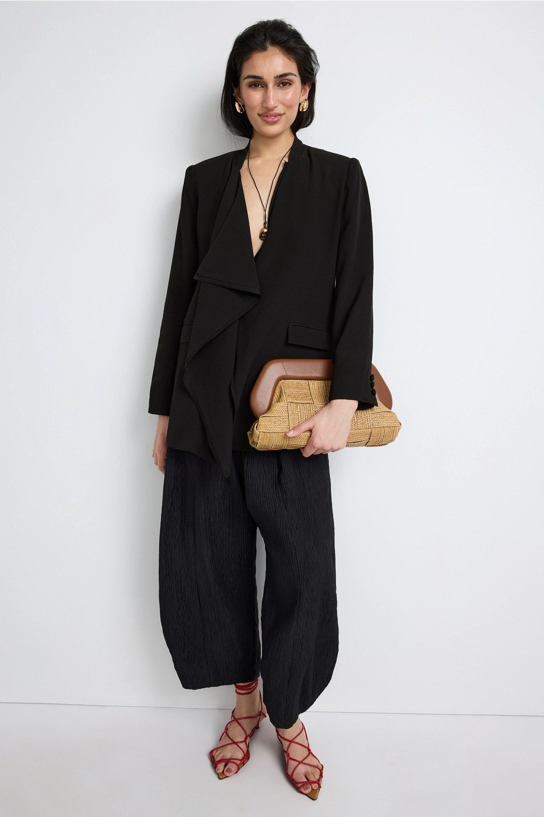 Elea Draped Front Blazer by Ulla Johnson 0