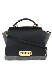 Black Denim Eartha Handbag by ZAC Zac Posen Handbags