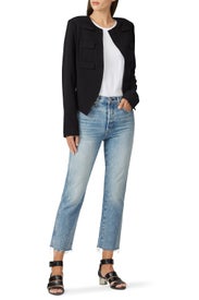 Black Military Blazer by Derek Lam 10 Crosby x RTR