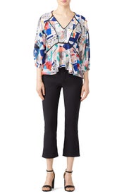 Geometric Grayson Top by Hunter Bell