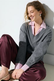 Mixed Media Sweater by NAADAM
