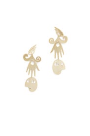 Gold Surreal Earrings by Tory Burch Accessories